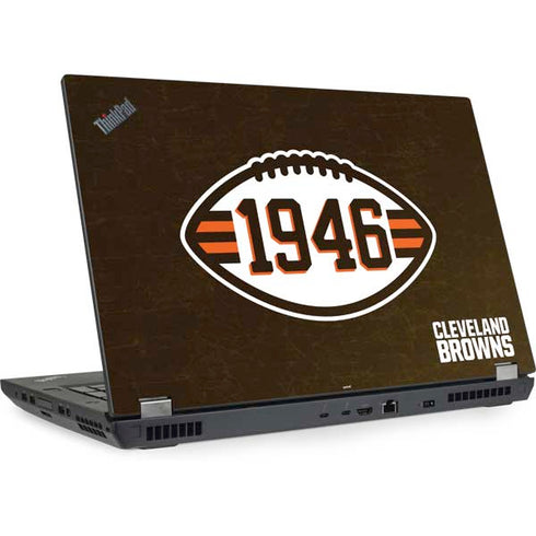 NFL Cleveland Browns Alternate Distressed Lenovo ThinkPad Skin