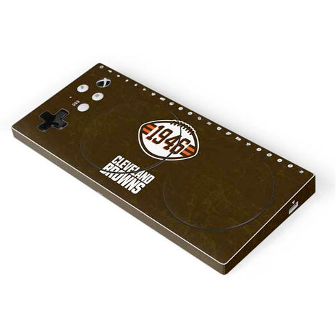 NFL Cleveland Browns Alternate Distressed Xbox Adaptive Controller Skin