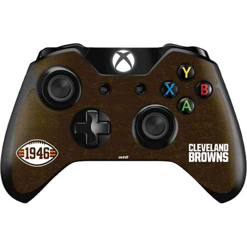 NFL Cleveland Browns Alternate Distressed Xbox One Controller Skin