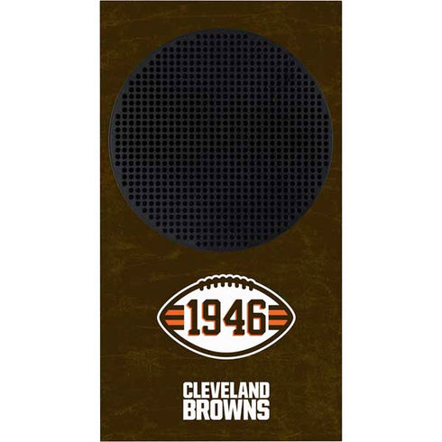 NFL Cleveland Browns Alternate Distressed Xbox Series S Bundle Skin