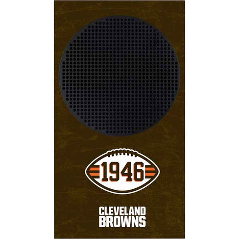 NFL Cleveland Browns Alternate Distressed Xbox Series S Console Skin