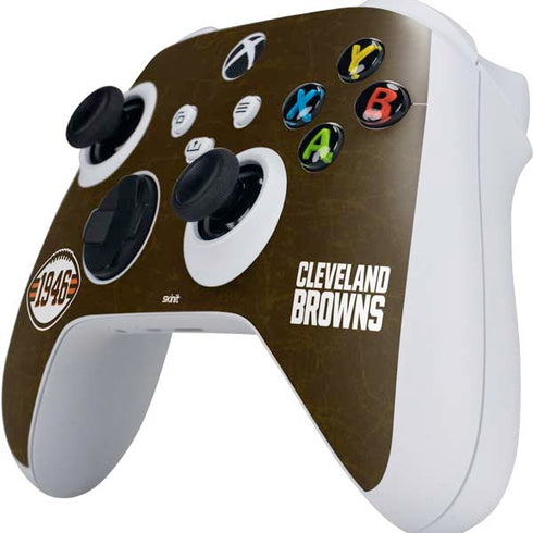 NFL Cleveland Browns Alternate Distressed Xbox Series S Controller Skin