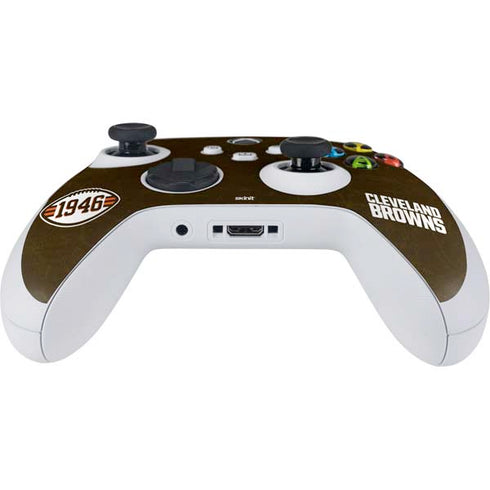 NFL Cleveland Browns Alternate Distressed Xbox Series S Controller Skin