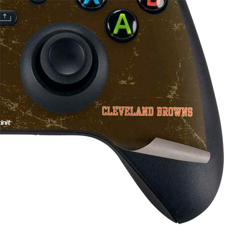 NFL Cleveland Browns Alternate Distressed Xbox Series X Bundle Skin
