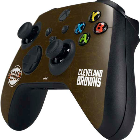 NFL Cleveland Browns Alternate Distressed Xbox Series X Controller Skin