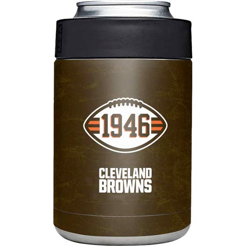 NFL Cleveland Browns Alternate Distressed Yeti Colster Can Insulator Skin