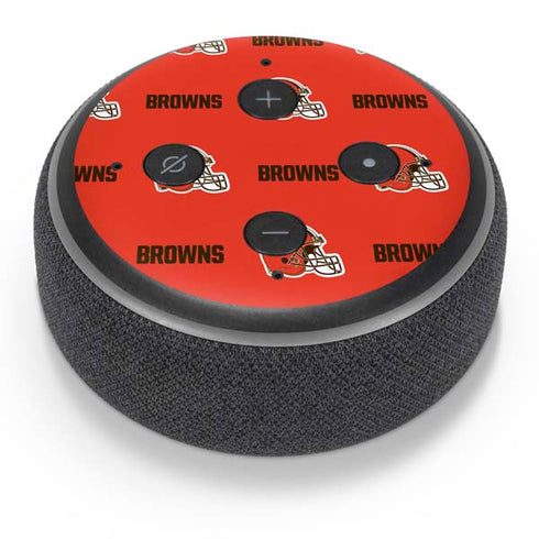 NFL Cleveland Browns Blitz Series Amazon Echo Dot Skin