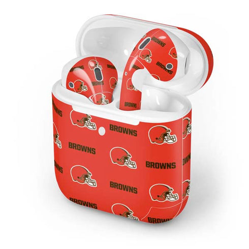 NFL Cleveland Browns Blitz Series Apple AirPods 2 Skin