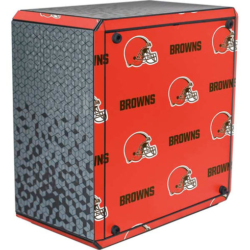NFL Cleveland Browns Blitz Series Cooler Master MasterBox Q300L Mini Tower Skin