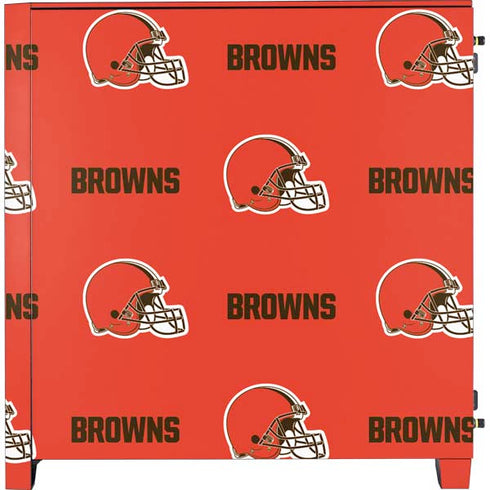 NFL Cleveland Browns Blitz Series Corsair 4000D Tempered Glass Mid-Tower ATX Case Skin