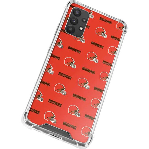 NFL Cleveland Browns Blitz Series Galaxy A32 5G Clear Case