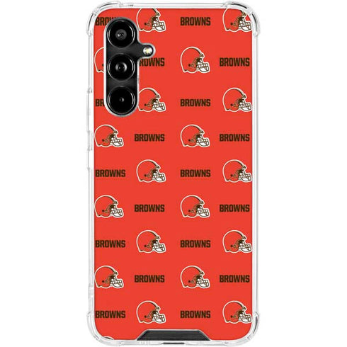 NFL Cleveland Browns Blitz Series Galaxy A54 5G Clear Case