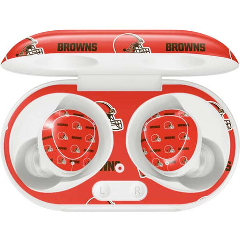 NFL Cleveland Browns Blitz Series Galaxy Buds Plus Skin