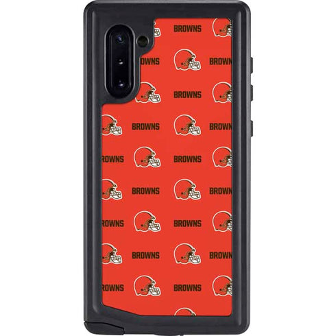 NFL Cleveland Browns Blitz Series Galaxy Note 10 Waterproof Case