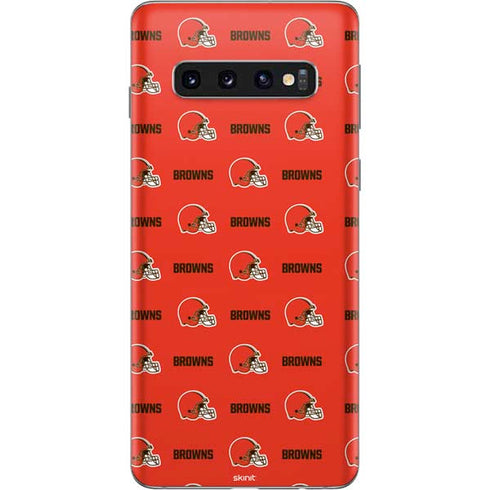 NFL Cleveland Browns Blitz Series Galaxy S10 Skin