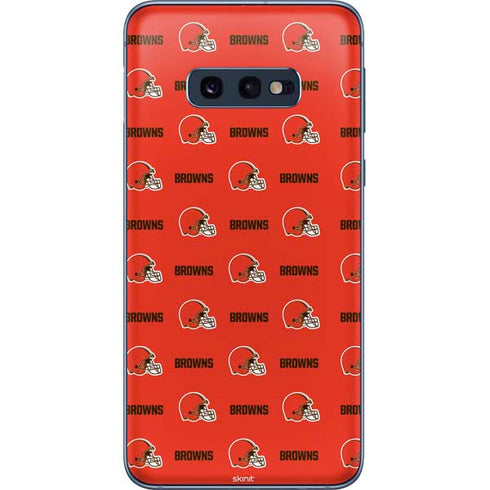 NFL Cleveland Browns Blitz Series Galaxy S10e Skin