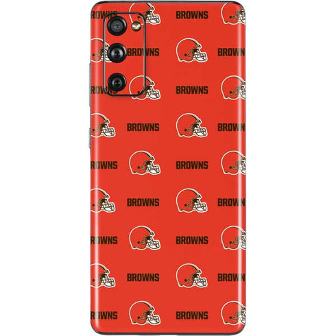 NFL Cleveland Browns Blitz Series Galaxy S20 Fan Edition Skin