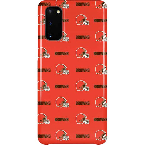 NFL Cleveland Browns Blitz Series Galaxy S20 Lite Case