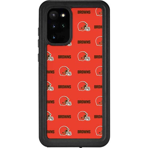 NFL Cleveland Browns Blitz Series Galaxy S20 Plus Waterproof Case