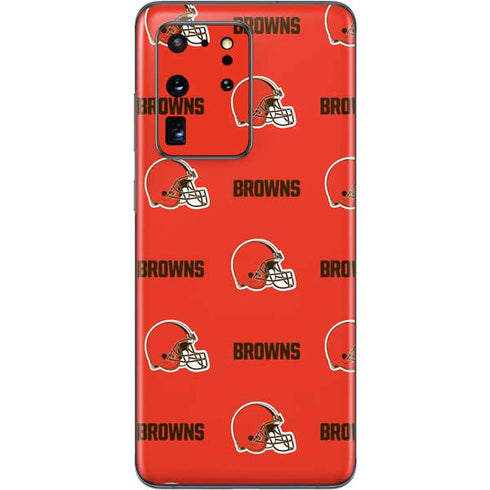 NFL Cleveland Browns Blitz Series Galaxy S20 Ultra 5G Skin