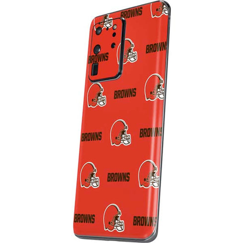 NFL Cleveland Browns Blitz Series Galaxy S20 Ultra 5G Skin