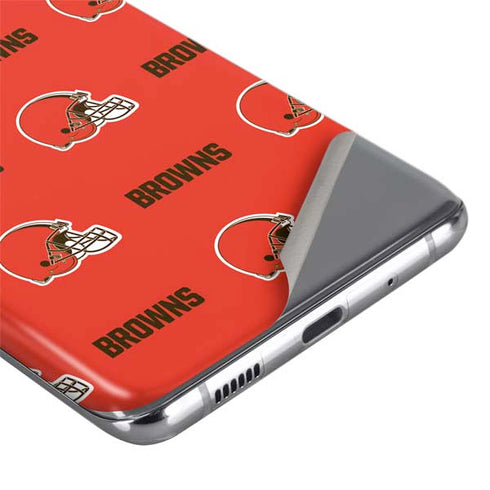 NFL Cleveland Browns Blitz Series Galaxy S20 Ultra 5G Skin