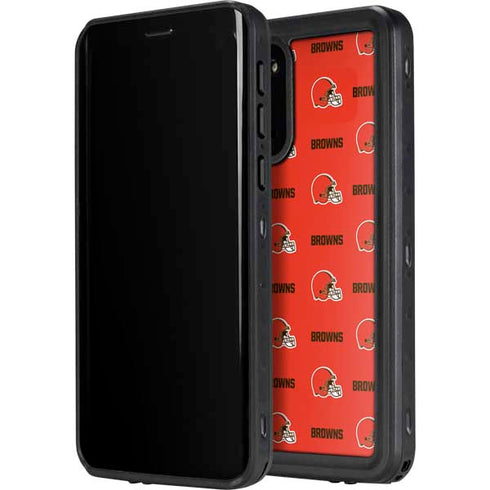 NFL Cleveland Browns Blitz Series Galaxy S20 Waterproof Case