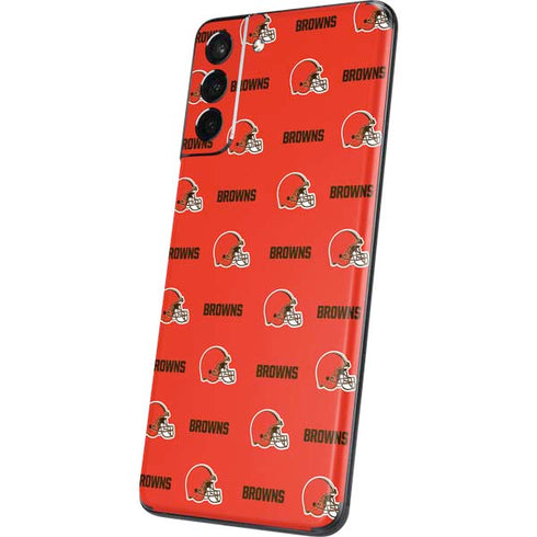 NFL Cleveland Browns Blitz Series Galaxy S21 Plus 5G Skin