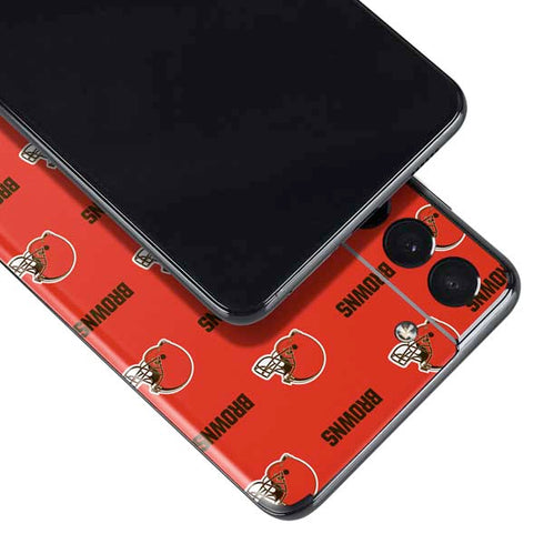 NFL Cleveland Browns Blitz Series Galaxy S21 Plus 5G Skin