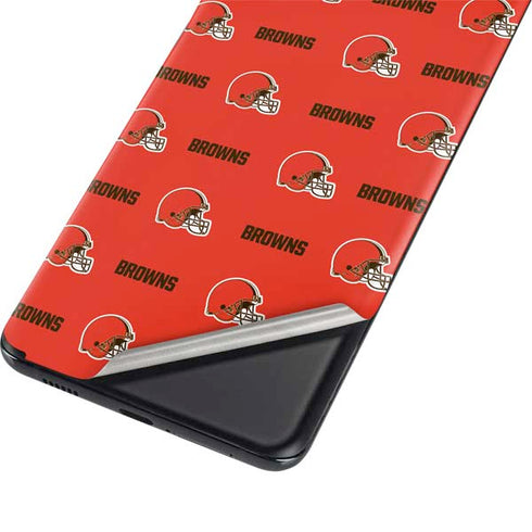 NFL Cleveland Browns Blitz Series Galaxy S21 Plus 5G Skin