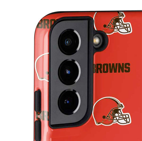 NFL Cleveland Browns Blitz Series Galaxy S22 Plus Pro Case