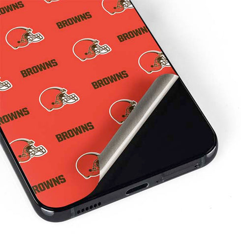 NFL Cleveland Browns Blitz Series Galaxy S22 Plus Skin