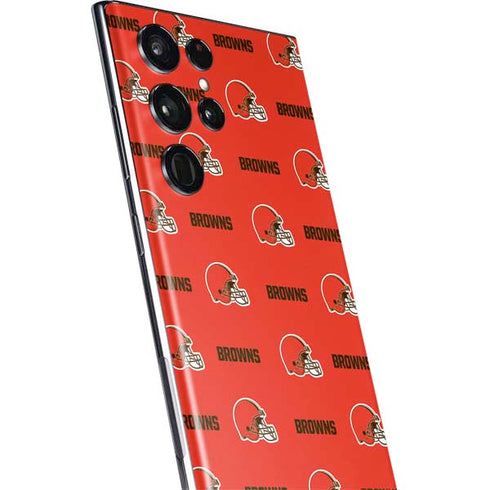 NFL Cleveland Browns Blitz Series Galaxy S22 Ultra Skin