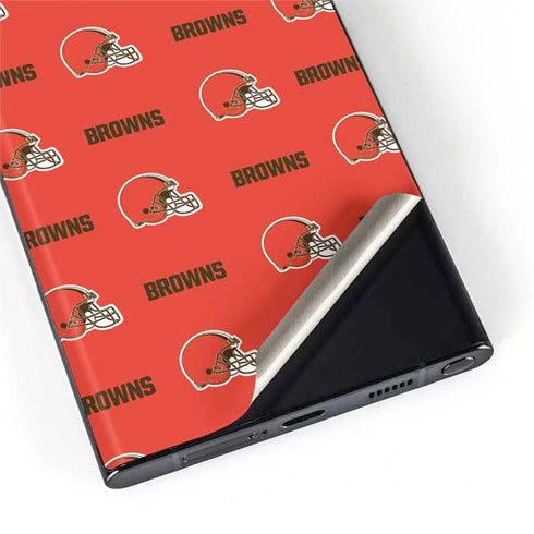 NFL Cleveland Browns Blitz Series Galaxy S22 Ultra Skin