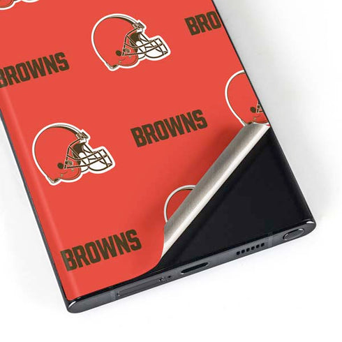 NFL Cleveland Browns Blitz Series Galaxy S23 Ultra Skin