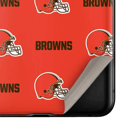 NFL Cleveland Browns Blitz Series Galaxy Z Flip Skin