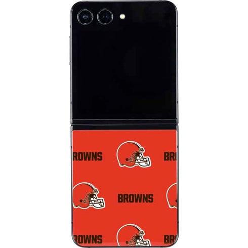 NFL Cleveland Browns Blitz Series Galaxy Z Flip5 5G Skin