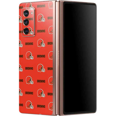 NFL Cleveland Browns Blitz Series Galaxy Z Fold2 5G Skin