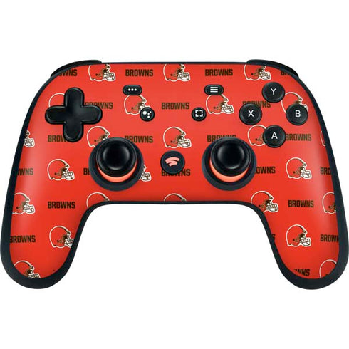 NFL Cleveland Browns Blitz Series Google Stadia Controller Skin