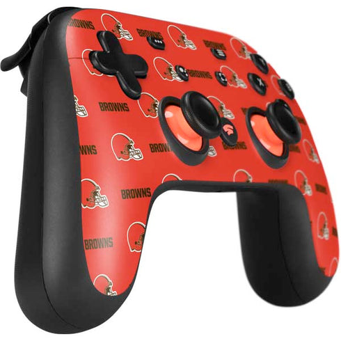 NFL Cleveland Browns Blitz Series Google Stadia Controller Skin
