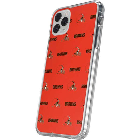 NFL Cleveland Browns Blitz Series iPhone 11 Pro Clear Case