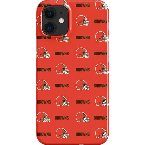 NFL Cleveland Browns Blitz Series iPhone 12 Mini Lite Case