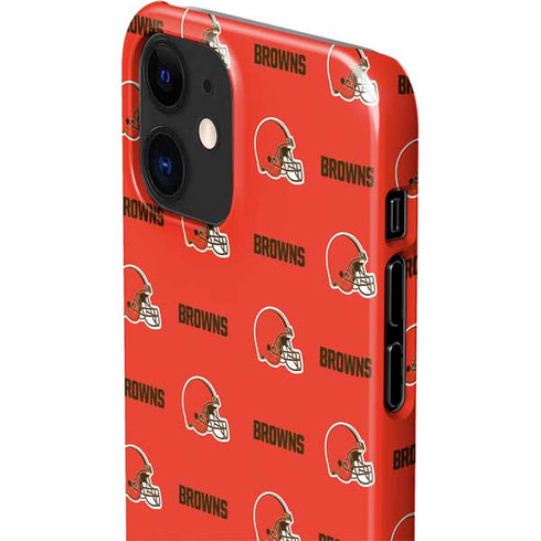 NFL Cleveland Browns Blitz Series iPhone 12 Mini Lite Case