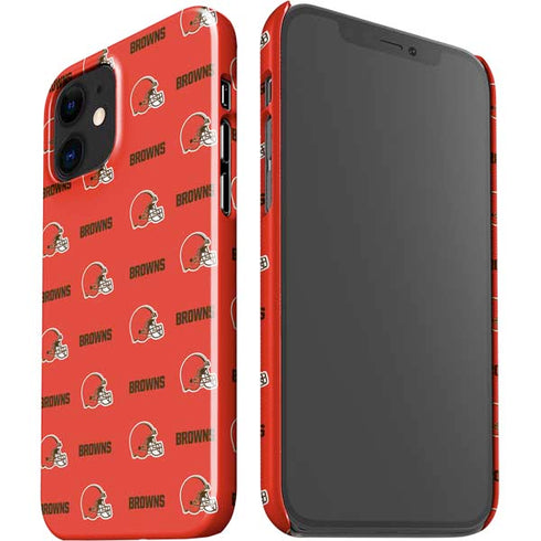 NFL Cleveland Browns Blitz Series iPhone 12 Mini Lite Case