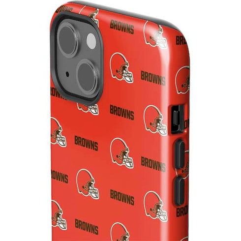 NFL Cleveland Browns Blitz Series iPhone 15 Plus Impact Case