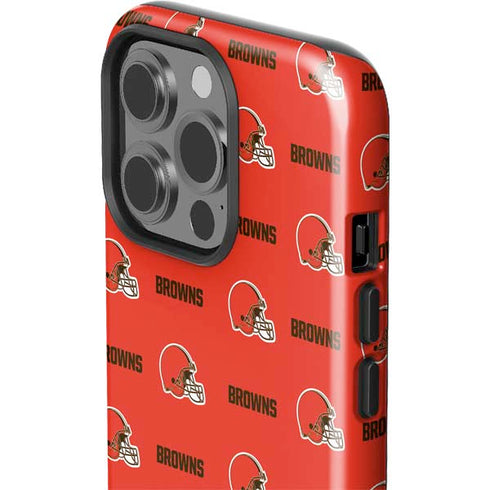 NFL Cleveland Browns Blitz Series iPhone 15 Pro Impact Case