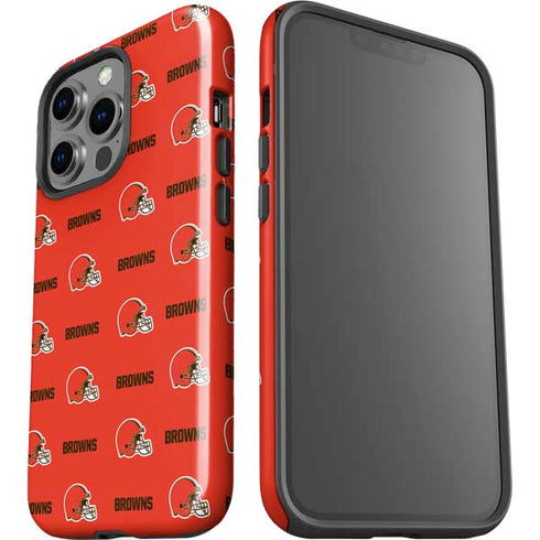 NFL Cleveland Browns Blitz Series iPhone 15 Pro Impact Case