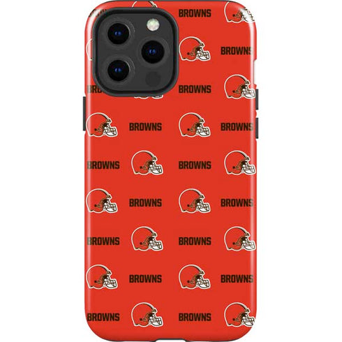 NFL Cleveland Browns Blitz Series iPhone 15 Pro Max Impact Case