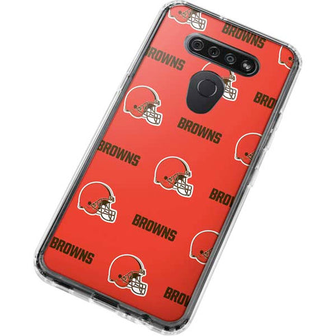 NFL Cleveland Browns Blitz Series LG K51/Q51 Clear Case