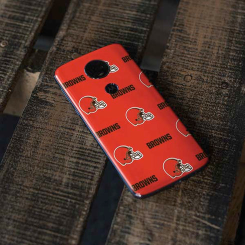 NFL Cleveland Browns Blitz Series Moto E5 Plus Skin